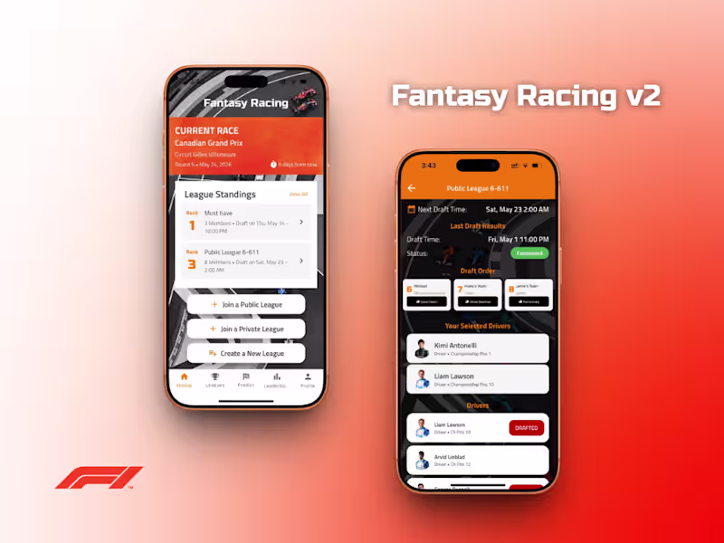 Cover image for Fantasy Racing | Version 2 Upgrade