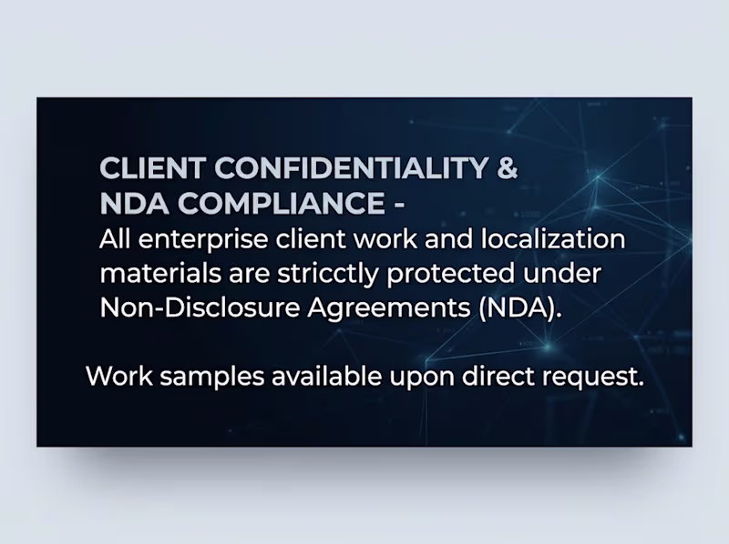 Cover image for A sample NDA, which translators usually enter into.
