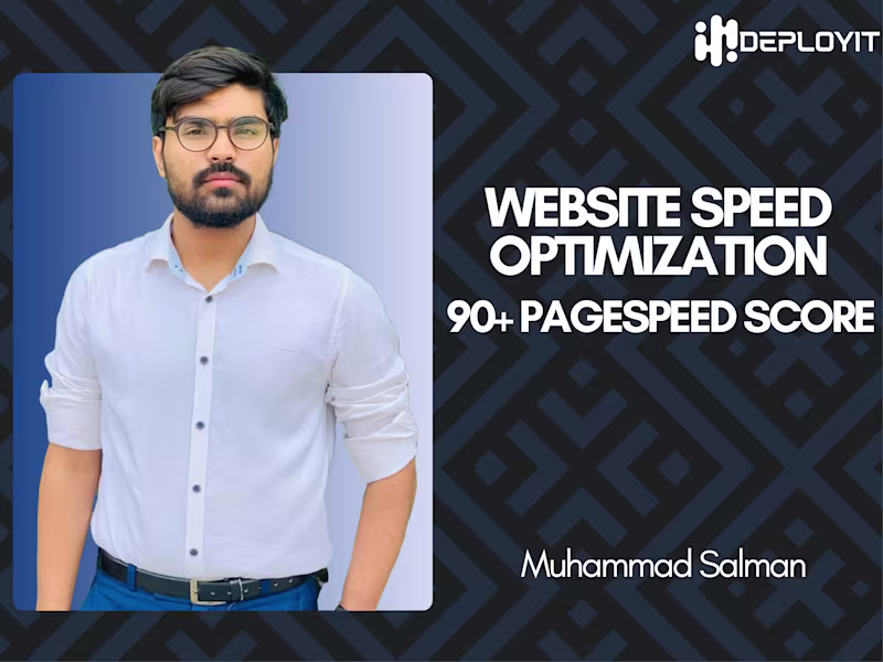 Cover image for Website Speed Optimization: 90+ PageSpeed Score