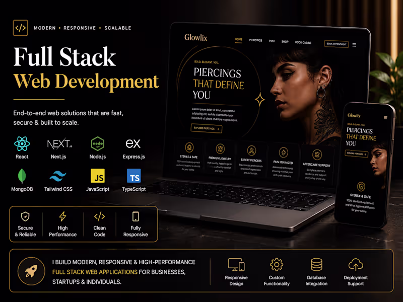 Cover image for Full Stack Web Development