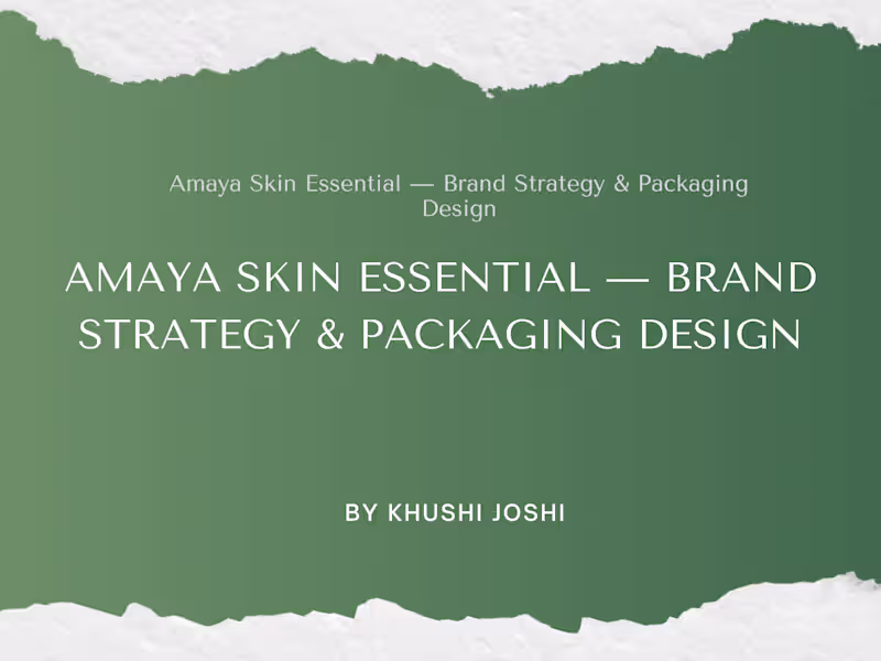 Cover image for Premium Brand Identity & Packaging Design