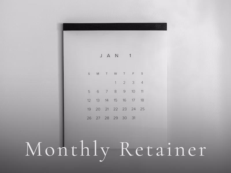 Cover image for Monthly Retainer