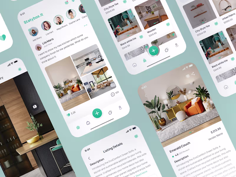 Cover image for Innovative UX/UI Design for Renovation Social App