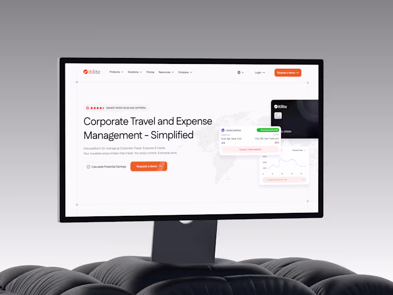 Cover image for Itilite Corporate Website Redesign