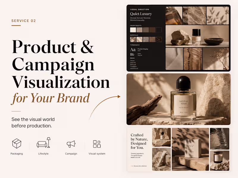 Cover image for Product & Campaign Visualization for Your Brand