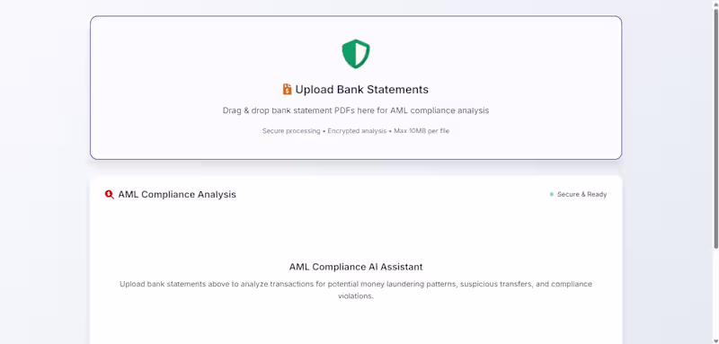 Cover image for AML Compliance Ai Assistant