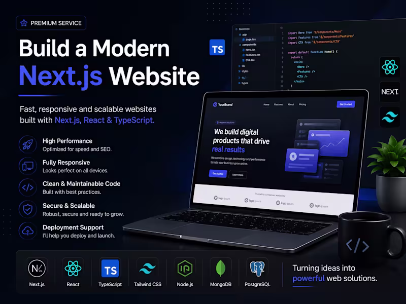 Cover image for Build a Modern Website