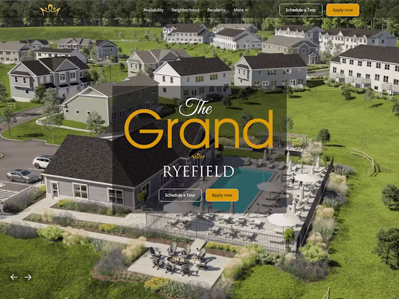 Cover image for The Grand Ryefield | Webflow Development 