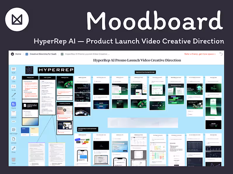 Cover image for HyperRep Product Launch Video Creative Direction