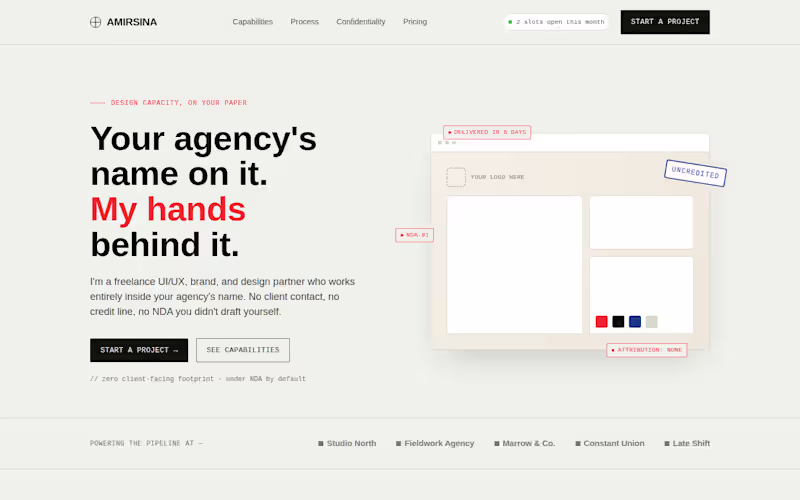 Cover image for Framer Website design 