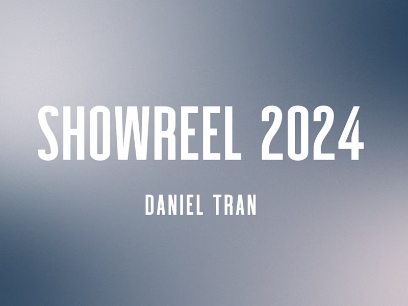 Cover image for Show Reel 2024 