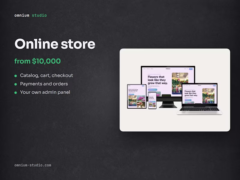 Cover image for Online store