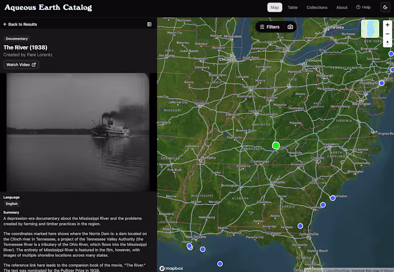 Cover image for Aqueous Earth Catalog