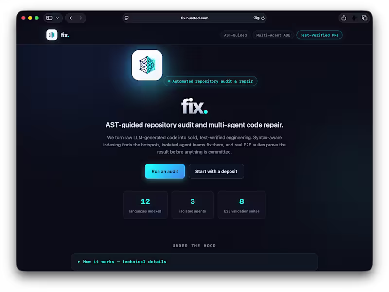 Cover image for I developed fix, an automated