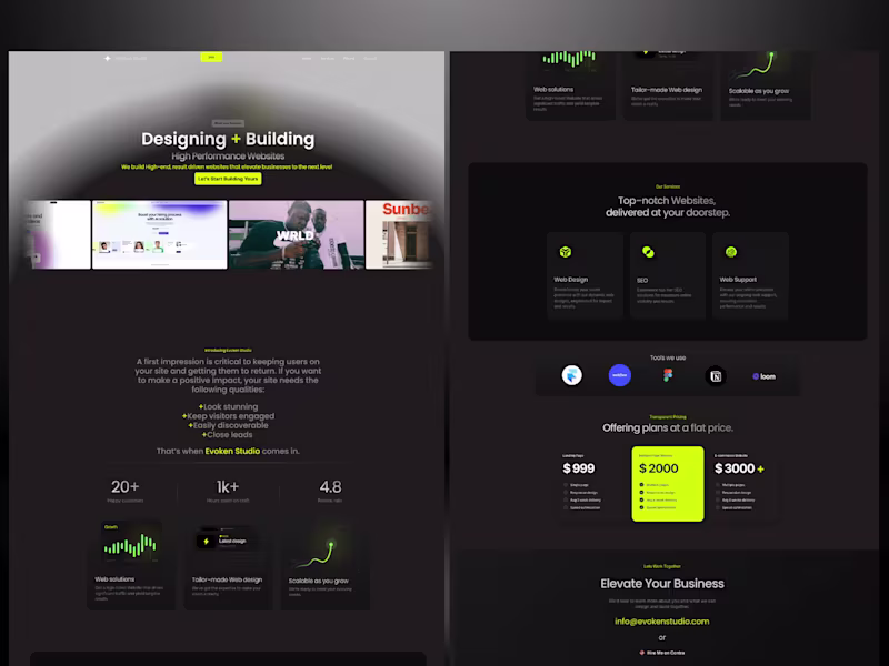 Cover image for Web design studio  
