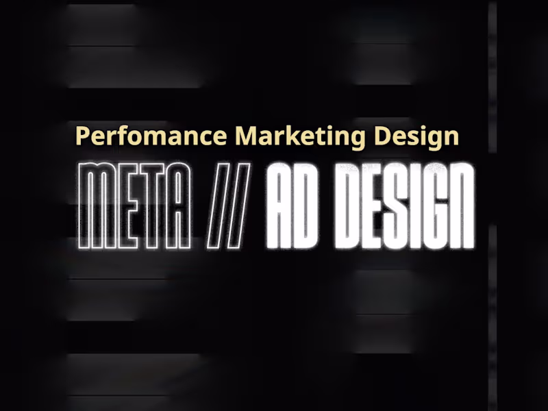 Cover image for Performance Ad Creative (Meta)