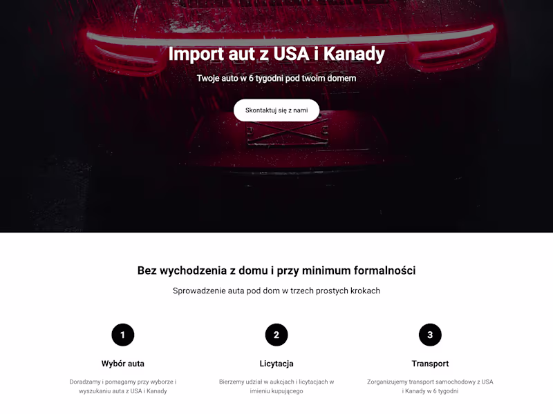 Cover image for iCarDealer.pl — Landing Page on Flexbe