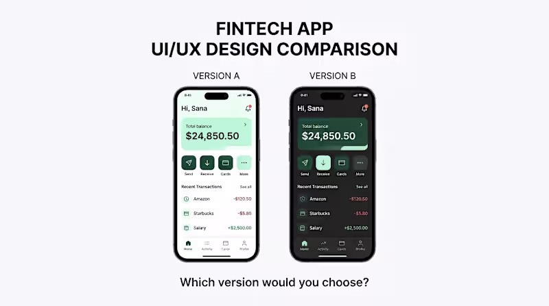 Cover image for UI/UX Face-Off: Which Version Would