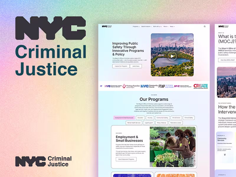 Cover image for MOCJ Website Redesign Project