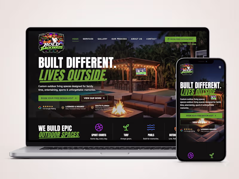 Cover image for Backyard Remodeling & Outdoor Living | Bold Backyards