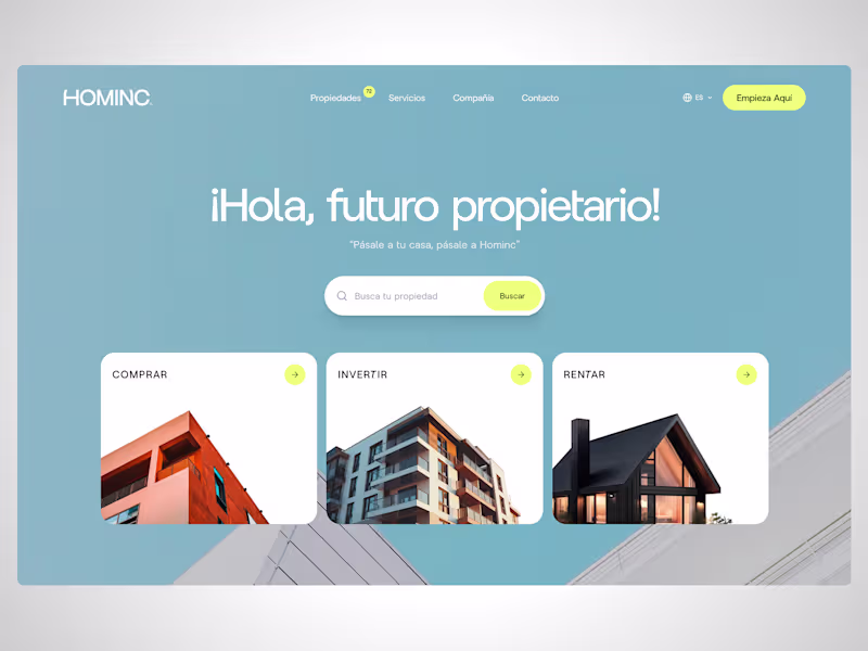 Cover image for Hominc | Full-Stack Real Estate Platform & Admin Dashboard