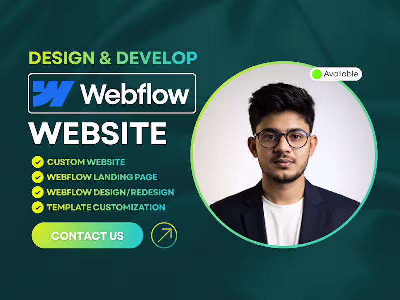 Cover image for Professional Webflow Website Design & Development