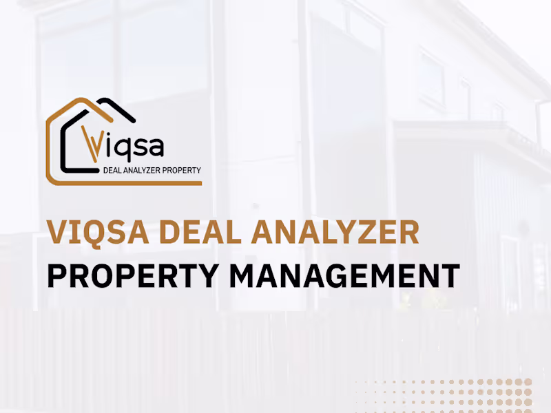 Cover image for UI/UX Design for Deal Analyzer Property App