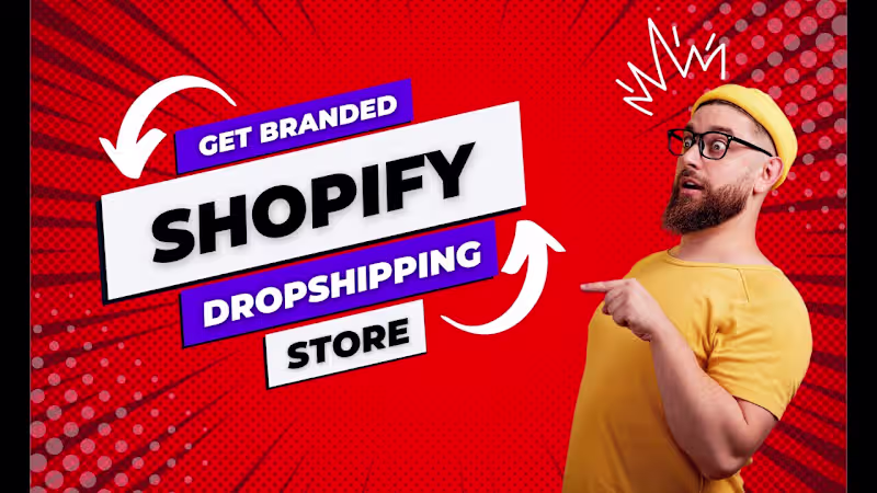 Cover image for Shopify dropshipping store or shopify website service - YouTube