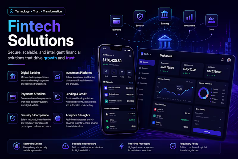 Cover image for Fintech Platform Development