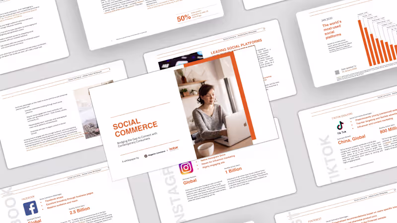 Cover image for Whitepaper on Social Commerce for Adobe Isobar