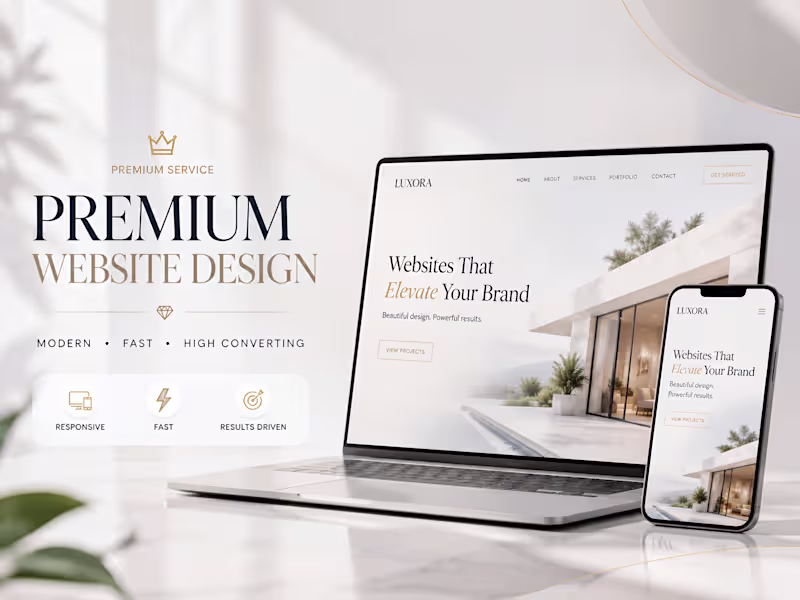 Cover image for Premium Website Design for Modern Brands