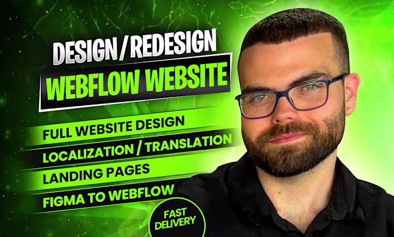 Cover image for Development of Webflow Landing Page