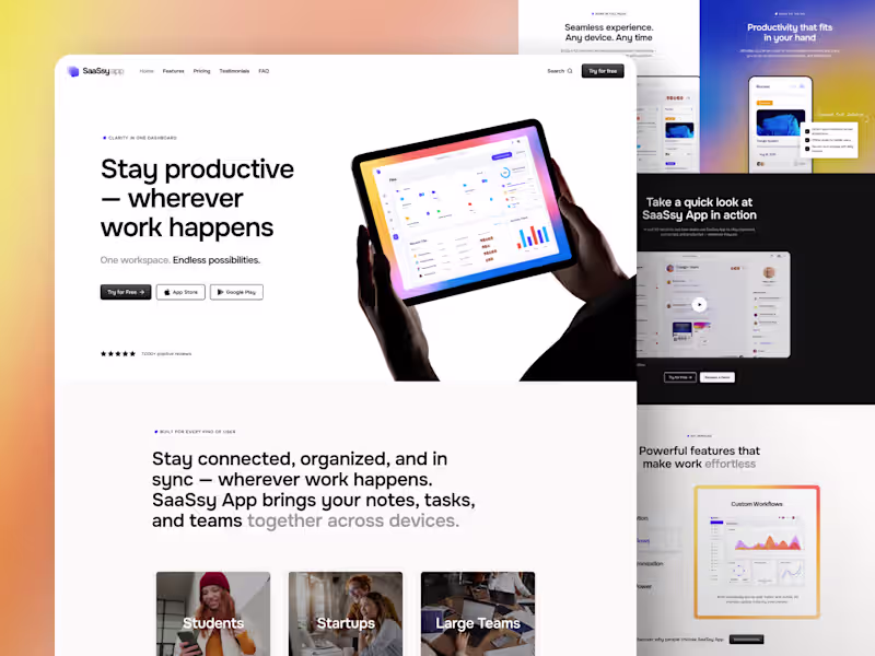 Cover image for Landing Page Design in Figma