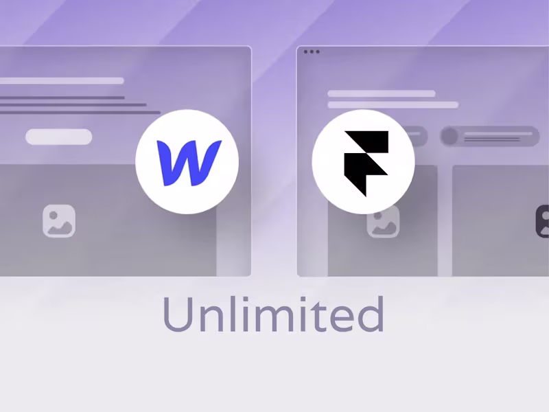Cover image for Unlimited Webflow and Framer Development