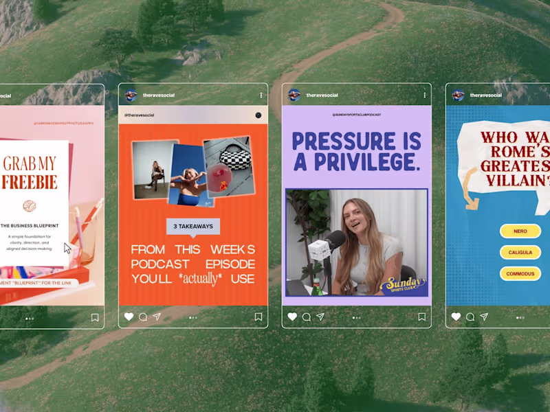 Cover image for Instagram templates for creative agencies | The Rave Social