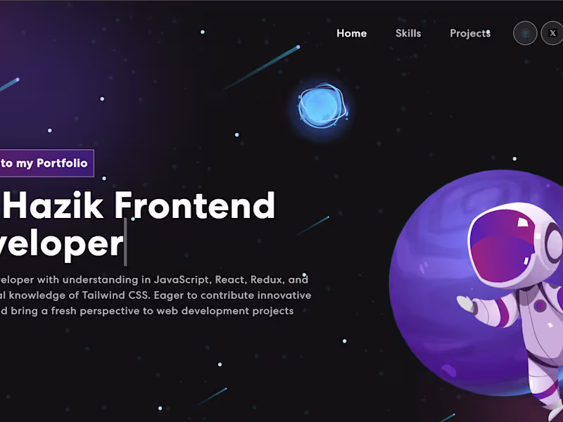 Cover image for GitHub - Hazikkk/Portfolio-Website: Welcome to my digital space…