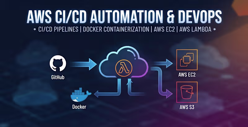 Cover image for I will set up robust, automated CI/CD pipelines and scalable AWS