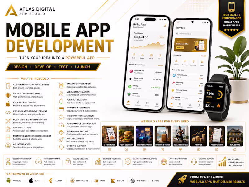 Cover image for Mobile App Development