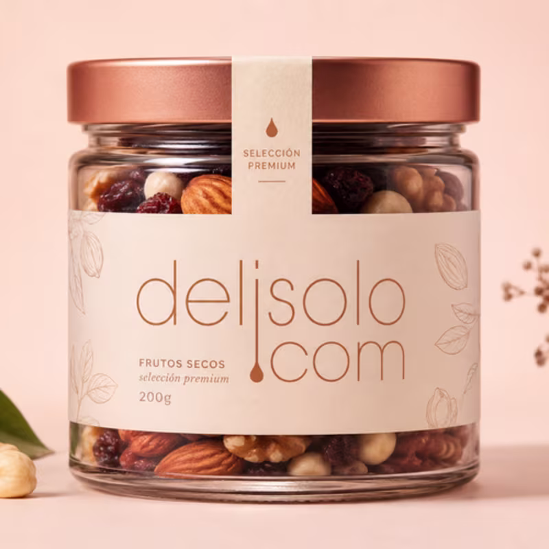 Cover image for delisolo, Premium Dried Fruit Label
Label