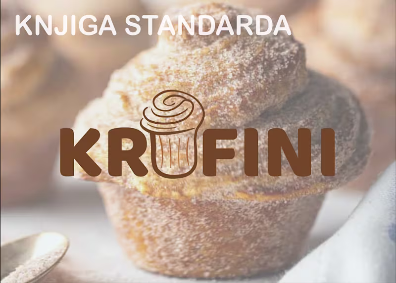 Cover image for KRUFINI Café Brand Identity & Guidelines