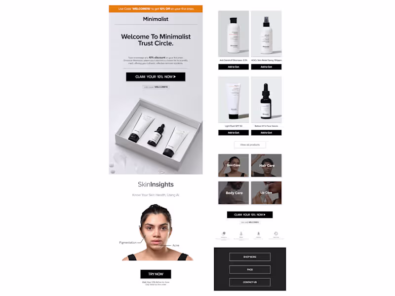 Cover image for Designing the Welcome Email for Minimalist