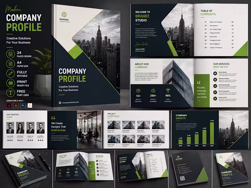 Cover image for Modern Company Profile Design |
