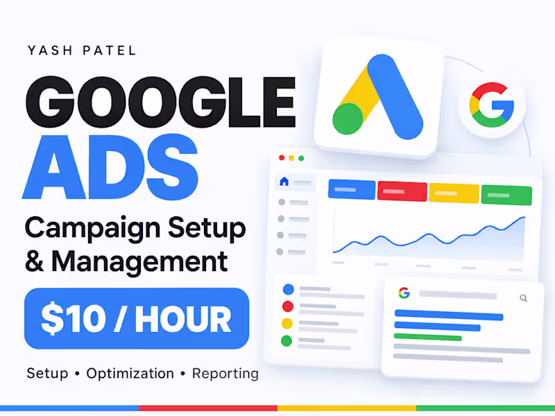 Cover image for Google Ads Campaign Setup & Ongoing Management