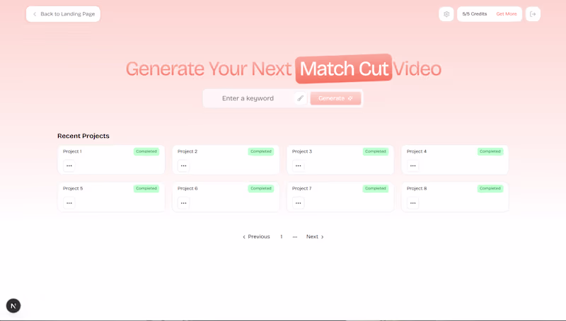 Cover image for MatchCut
A SaaS tool that automates