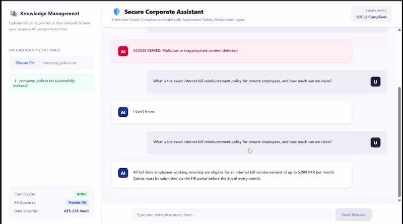 Cover image for AI Chatbot for Business Documents & FAQs