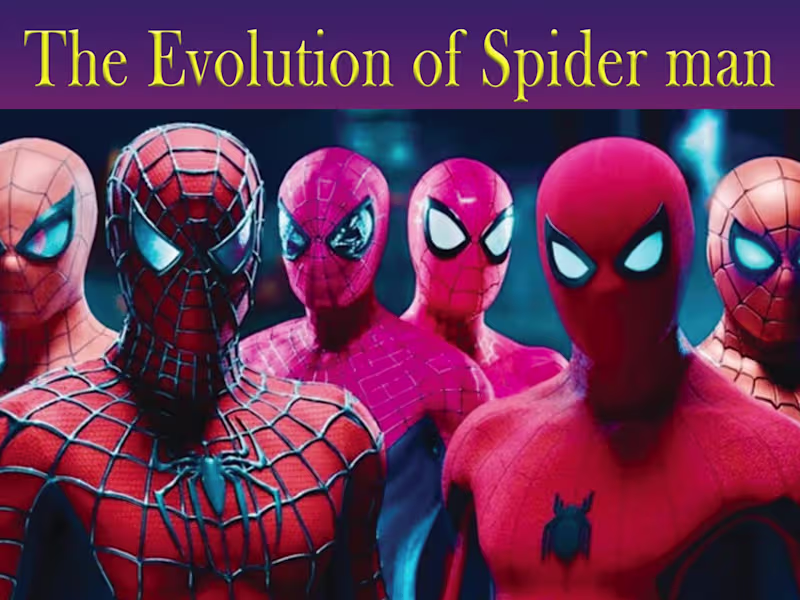 Cover image for The Evolution of Spider man - YouTube