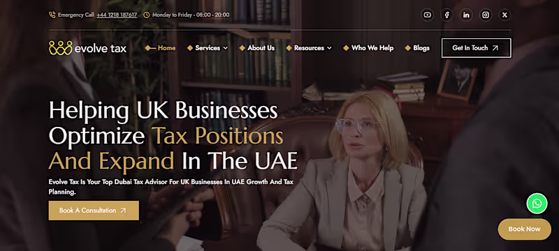 Cover image for Evolve Tax – UAE Tax