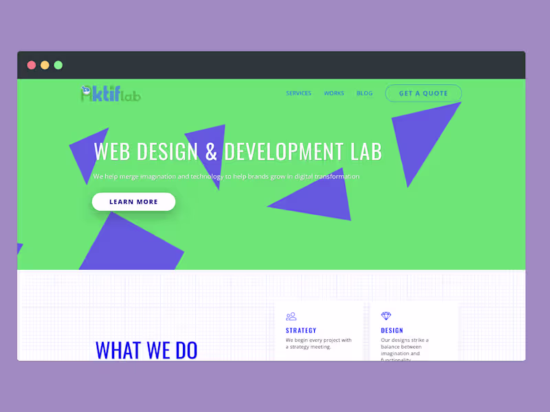 Cover image for Aktif Lab - Enhancing Digital Presence with WordPress
