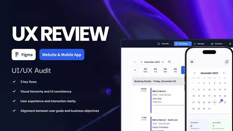 Cover image for UX Audit