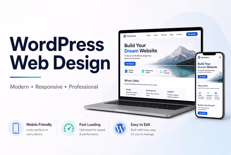 Cover image for website design